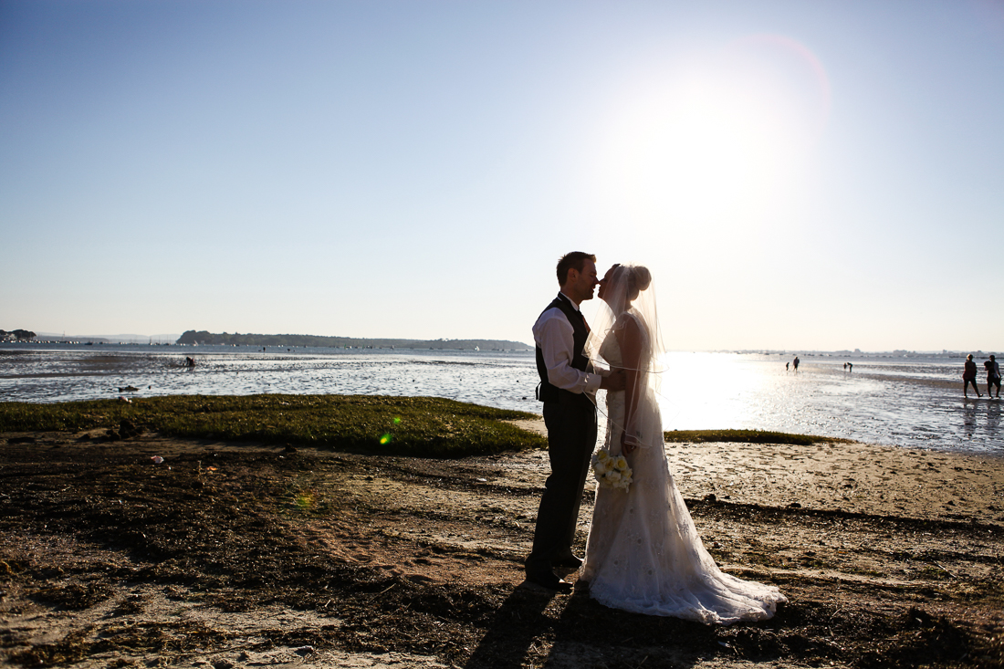 Sandbanks beach wedding photography