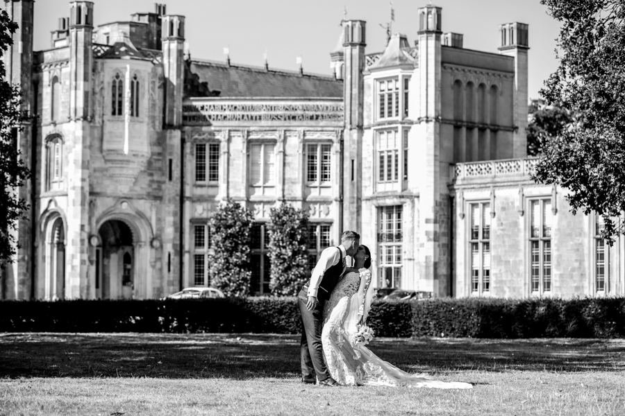 Highcliffe castle wedding photography in Christchurch