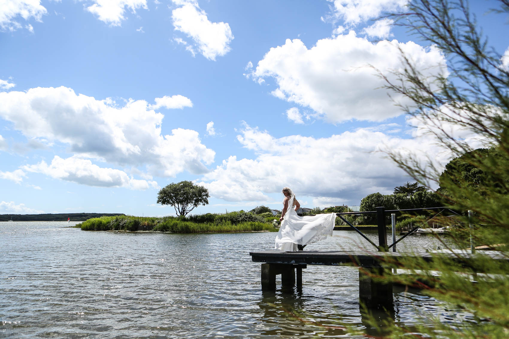 Christchurch Harbour Hotel wedding photo