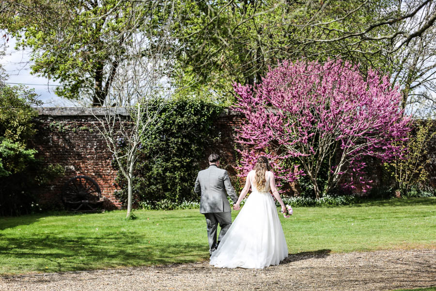 Bride and groom at the Orangery Suite