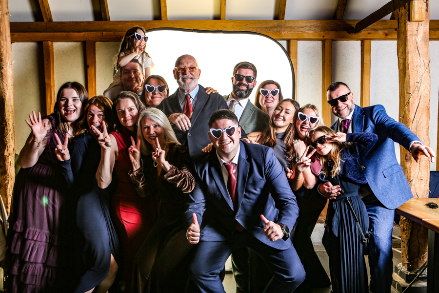 group photo booth photo